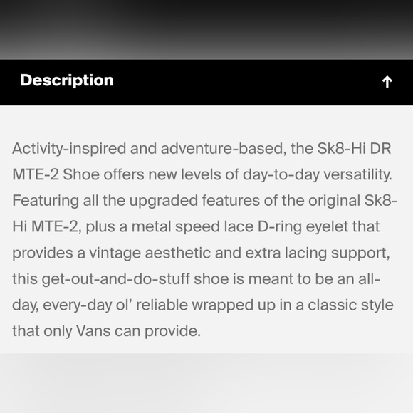 Vans Sk8-Hi Dr Mte-2 *NWT* - Picture 8 of 12